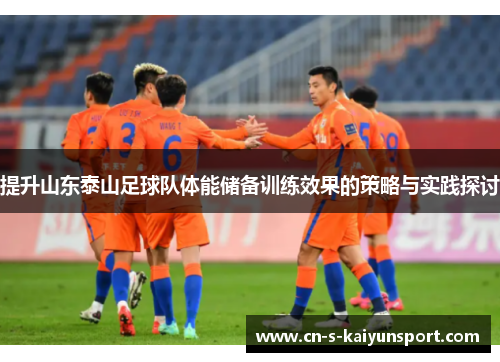 提升山东泰山足球队体能储备训练效果的策略与实践探讨